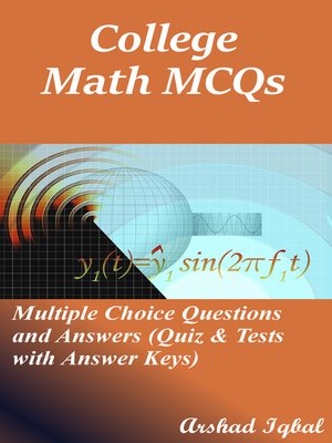 cover image of College Math Multiple Choice Questions and Answers (MCQs)